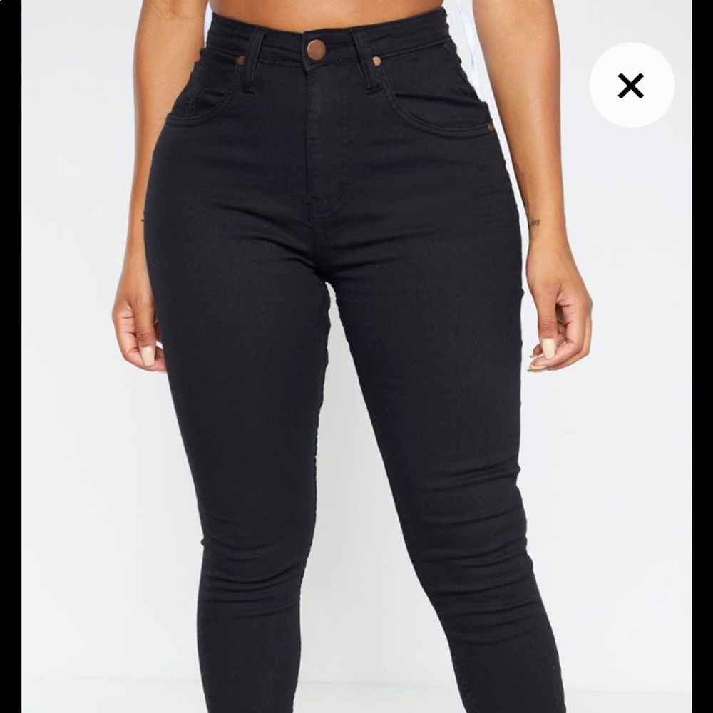 Shape Black High Waist Super Stretch Denim Jeans